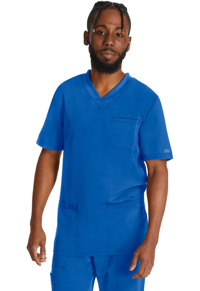 Men's V-Neck Top (XXS, Royal)