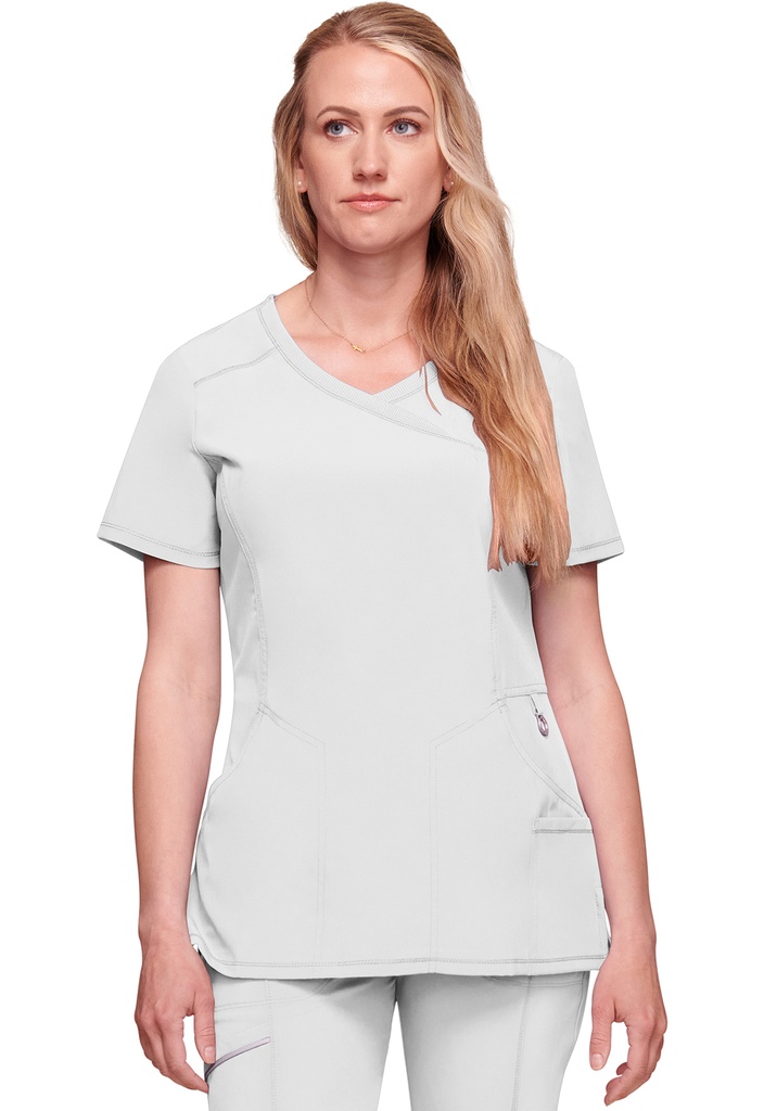 Mock Wrap Top (XS, White)