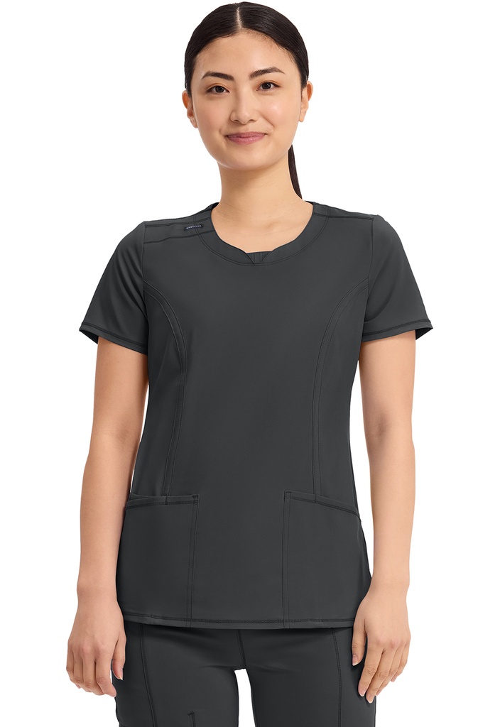 Round Neck Top (XXS, Black)