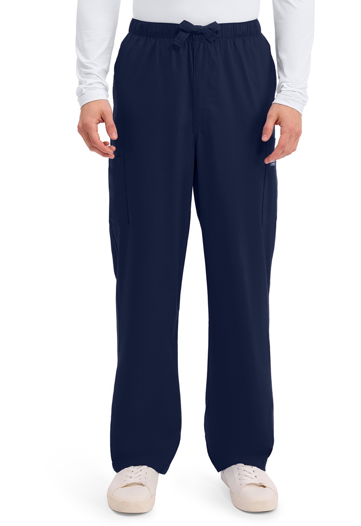 Men's Fly Front Cargo Pant (XXS, Navy)