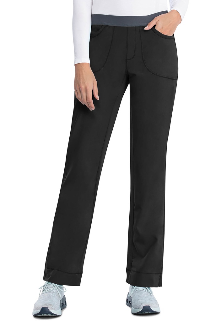 Slim Pull-On Pant (XXS, Black)