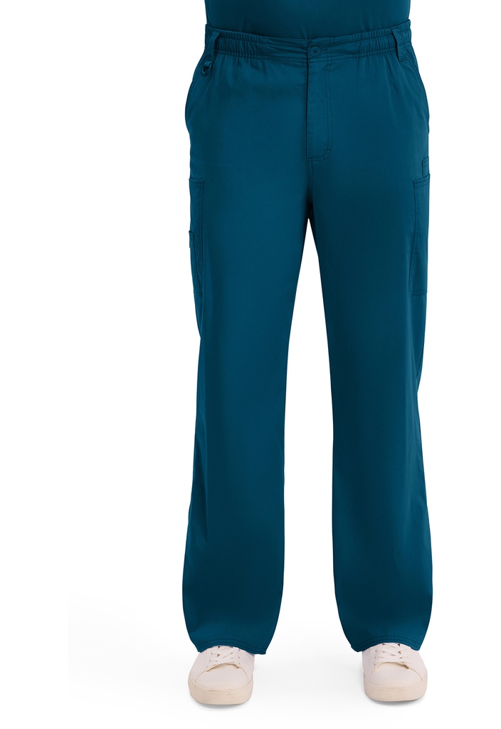 Men's Zip Fly Pull-On Pant (XXS, Caribbean Blue)