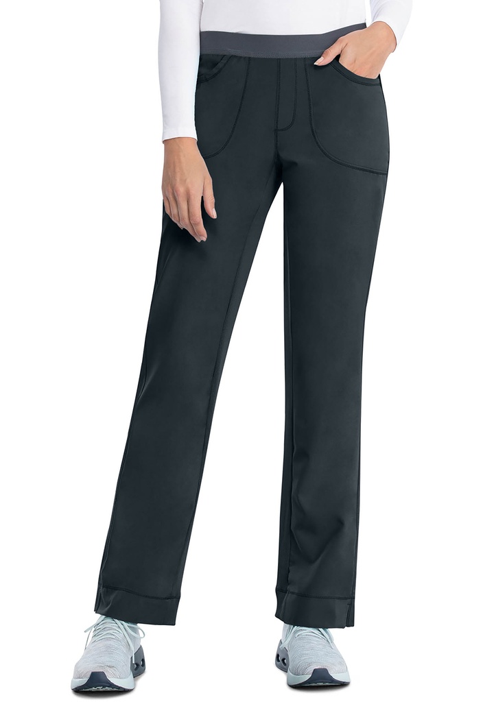 Slim Pull-On Pant (XXS, Pewter)