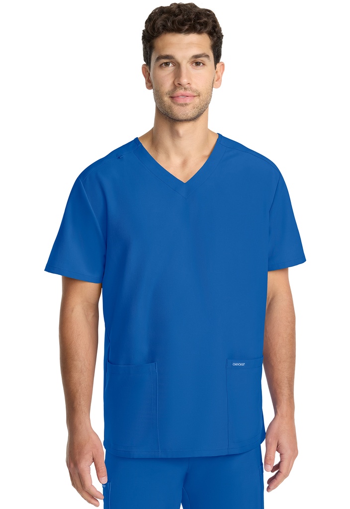 Unisex V-neck Top (XS, Royal)
