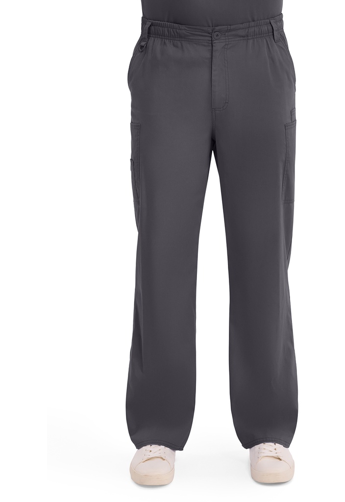 Men's Zip Fly Pull-On Pant (XXS, Pewter)