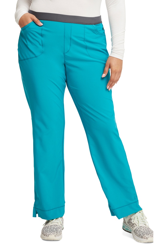 Slim Pull-On Pant (XXS, Teal Blue)