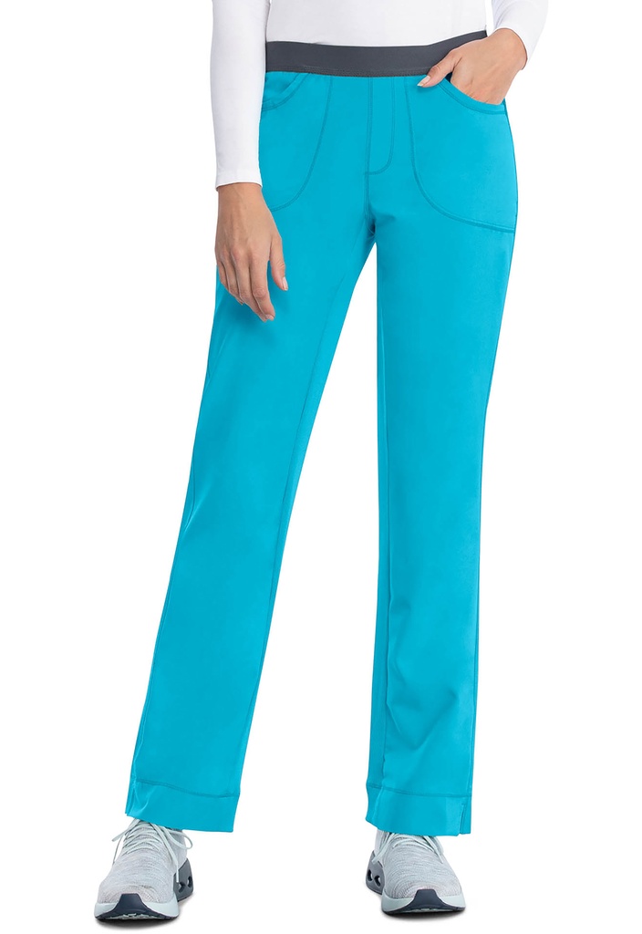 Slim Pull-On Pant (XXS, Turquoise)