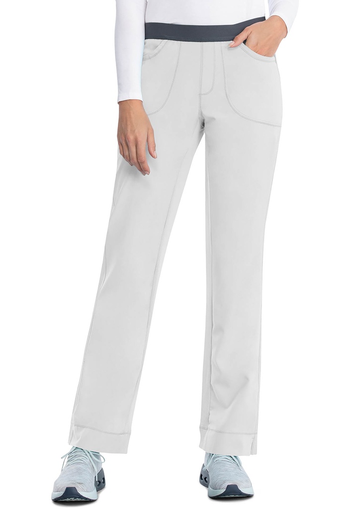 Slim Pull-On Pant (XXS, White)