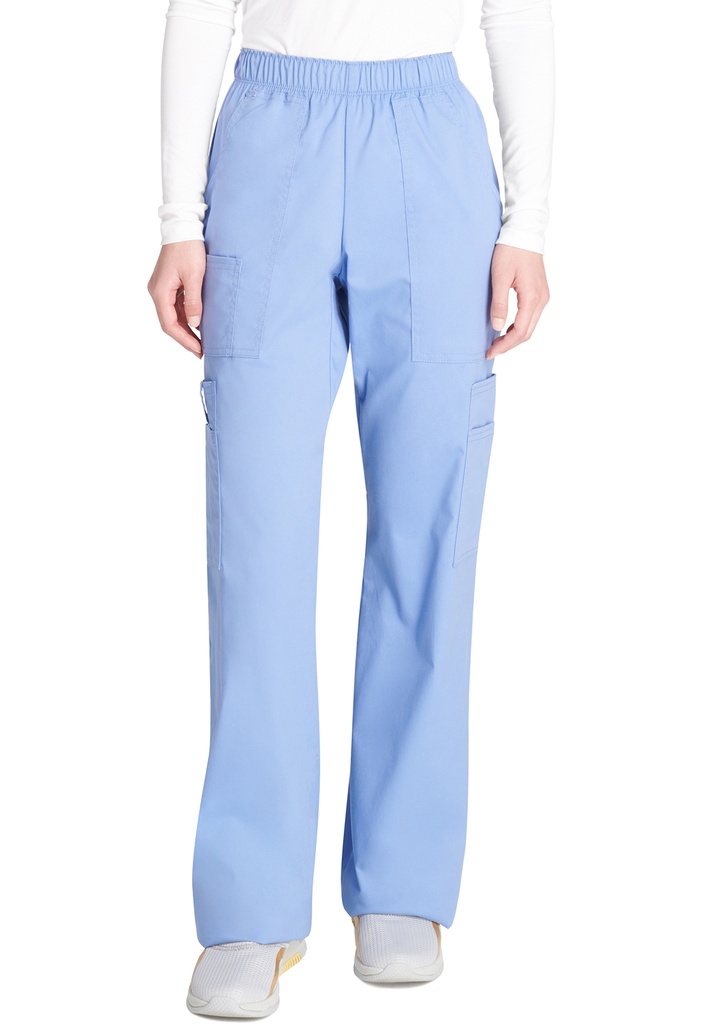 Mid Rise Pull-On Cargo Pant (XXS, Ciel Blue)
