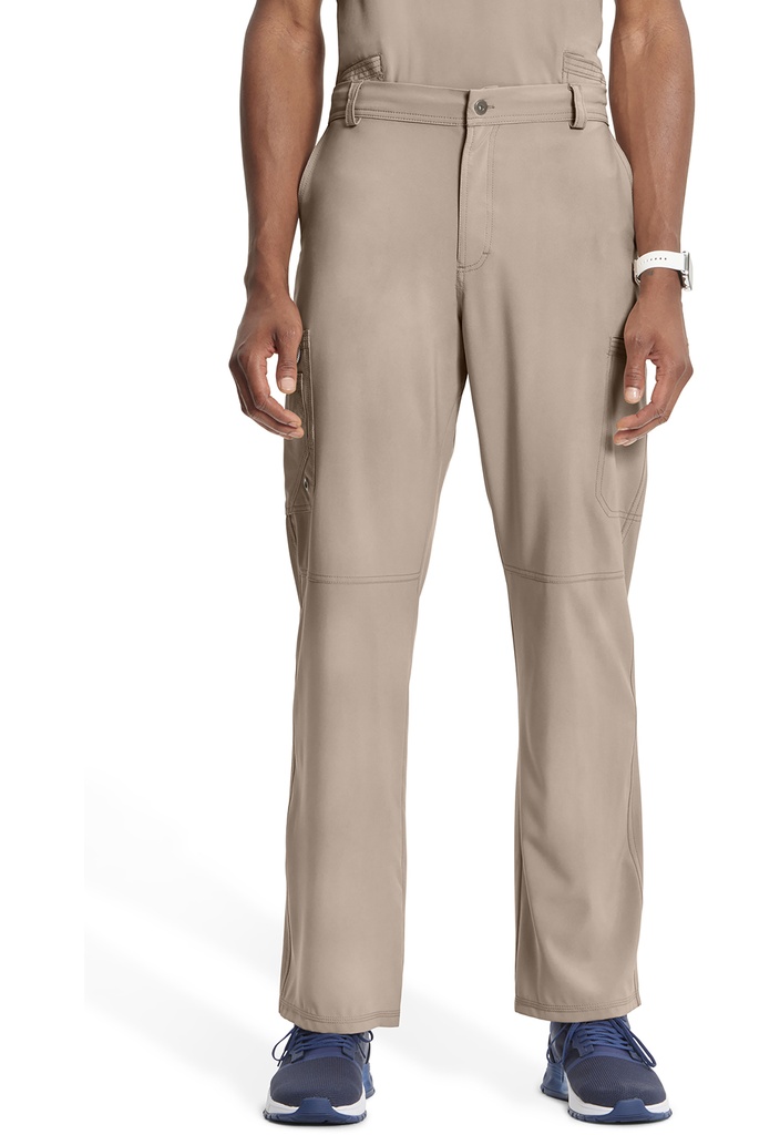 Men's Fly Front Pant (XXS, Khaki)