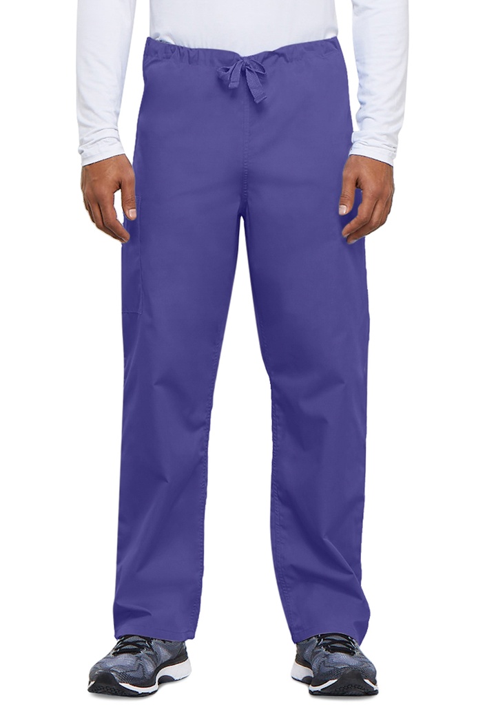 Unisex Drawstring Cargo Pant (XXS, Grape)