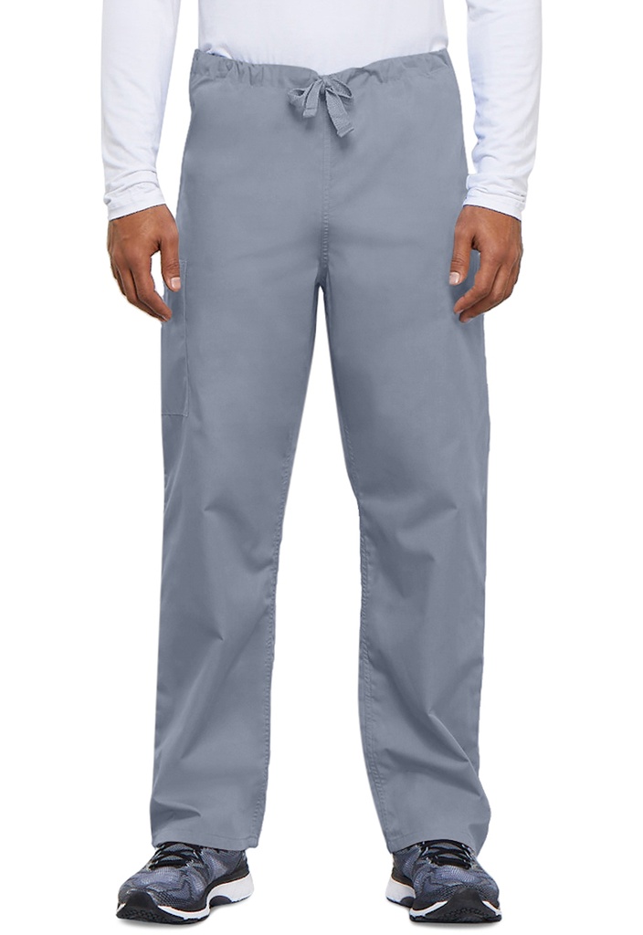 Unisex Drawstring Cargo Pant (XXS, Grey)