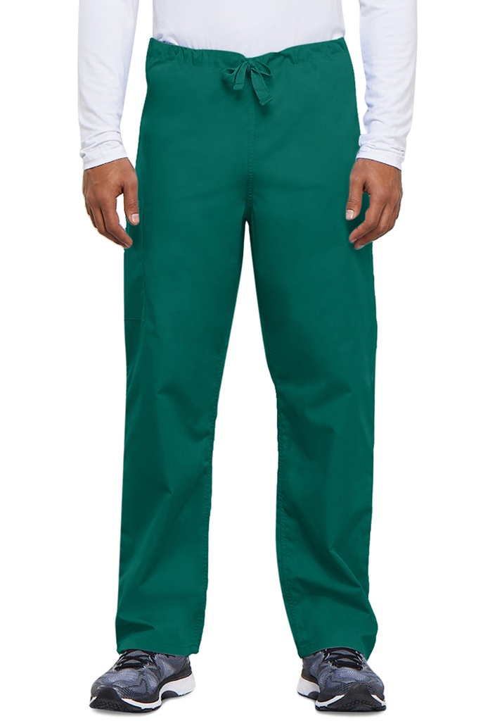 Unisex Drawstring Cargo Pant (XXS, Hunter Green)