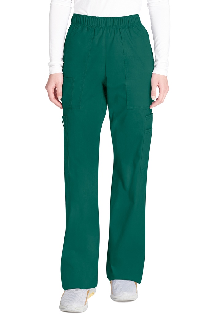 Mid Rise Pull-On Cargo Pant (XXS, Hunter Green)
