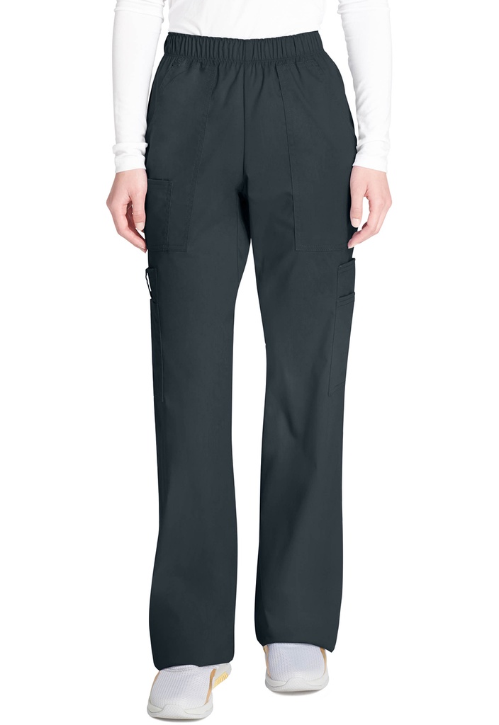 Mid Rise Pull-On Cargo Pant (XXS, Pewter)