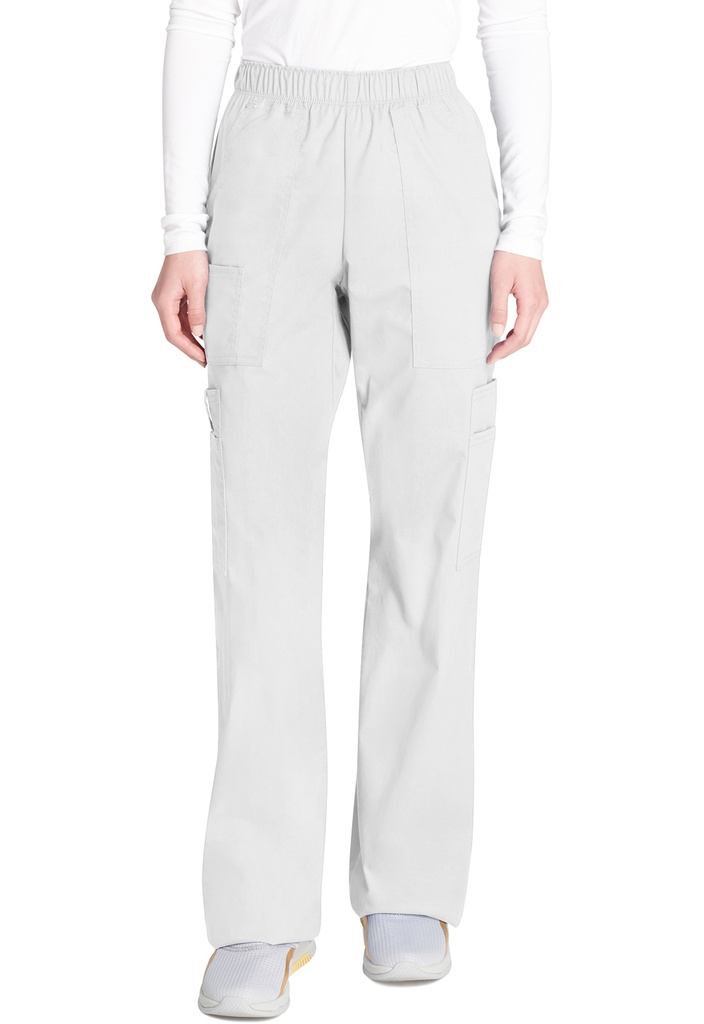 Mid Rise Pull-On Cargo Pant (XXS, White)