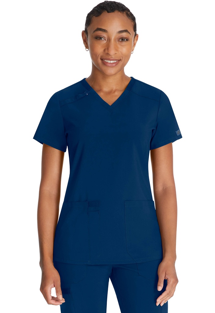 V-Neck Top (XXS, Navy)