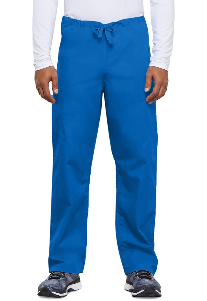Unisex Drawstring Cargo Pant (XXS, Royal)