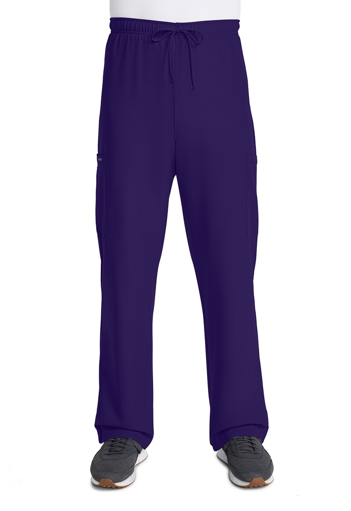 Unisex Drawstring Straight Leg Pant (XS, Grape)