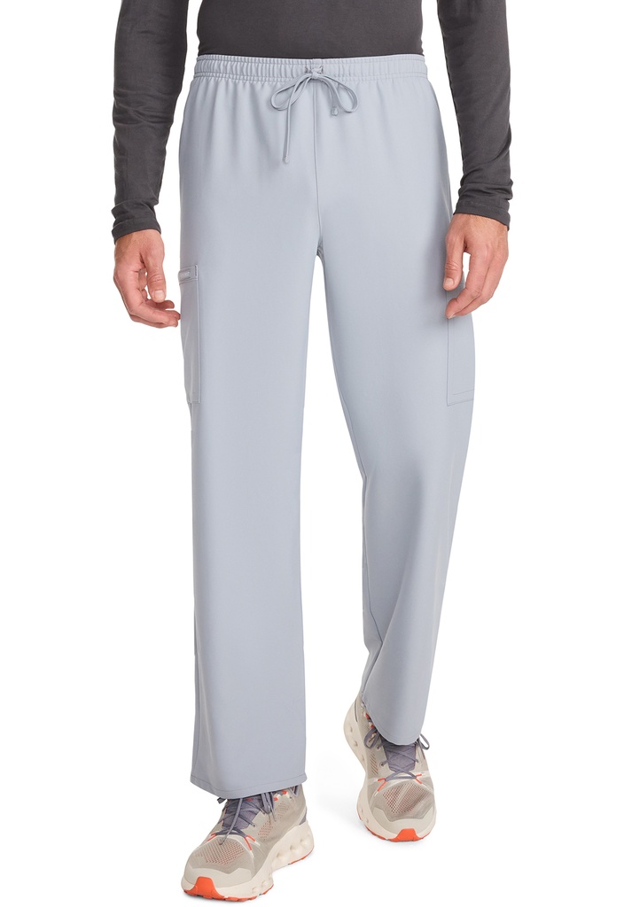Unisex Drawstring Straight Leg Pant (XS, Grey)