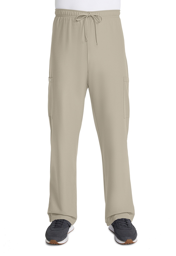 Unisex Drawstring Straight Leg Pant (XS, Khaki)