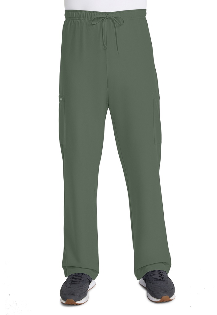 Unisex Drawstring Straight Leg Pant (XS, Pewter)