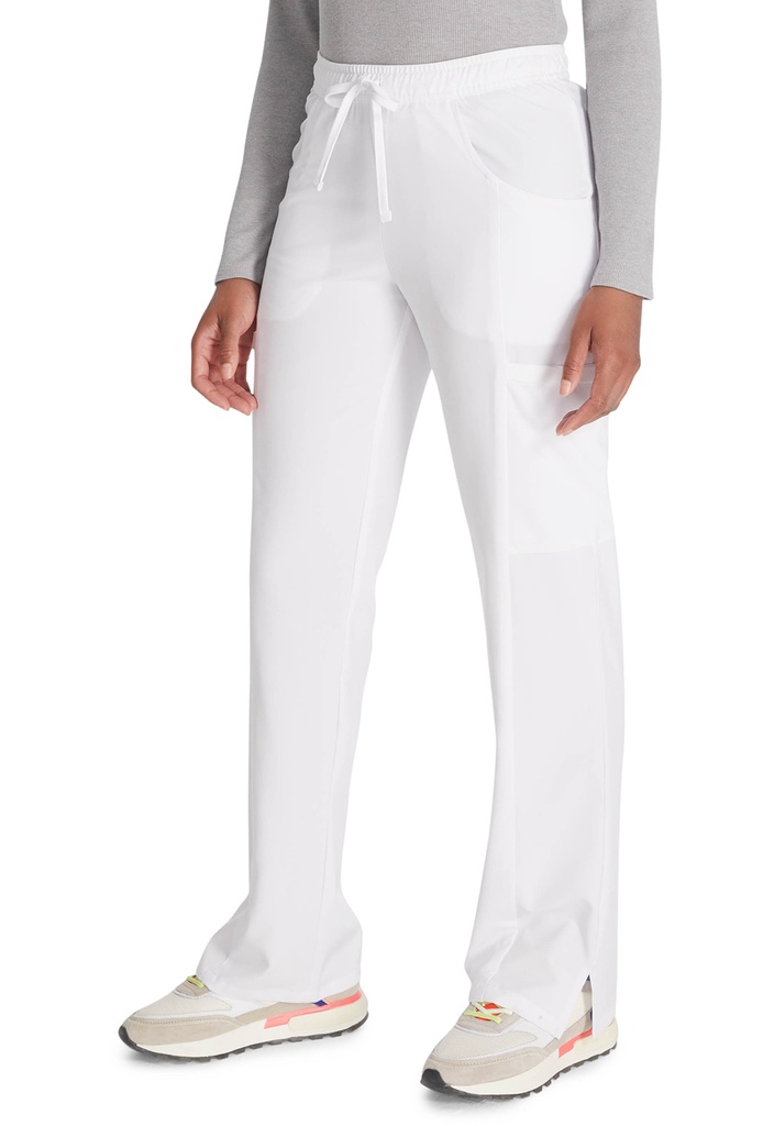 [DKE010] Mid Rise Straight Leg Drawstring Pant