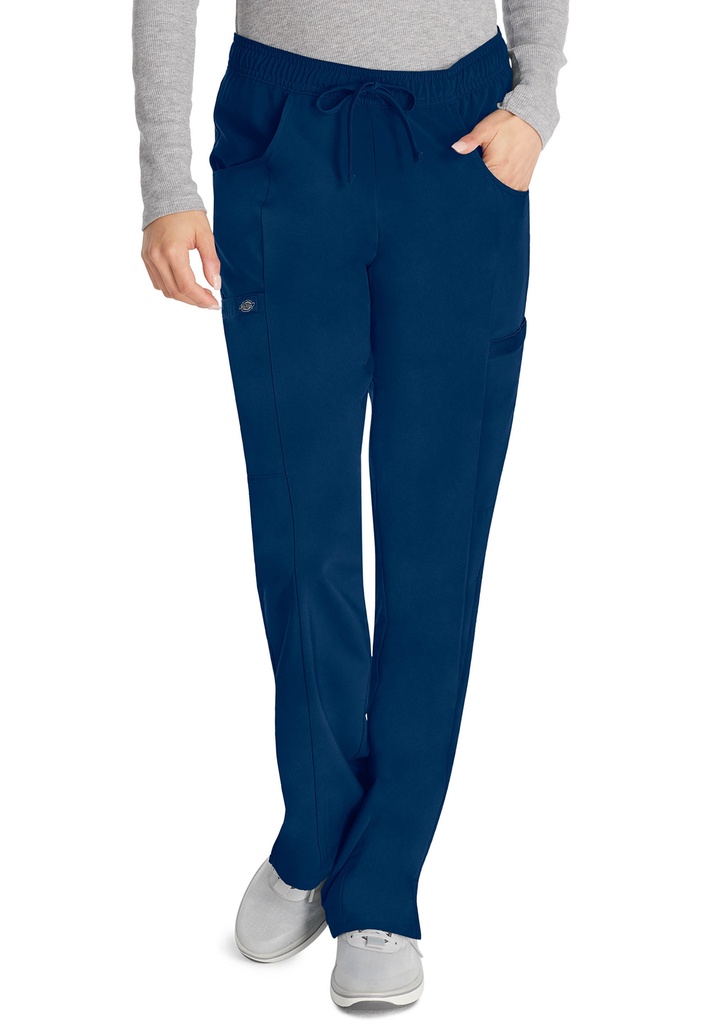 Mid Rise Straight Leg Drawstring Pant (XXS, Navy)