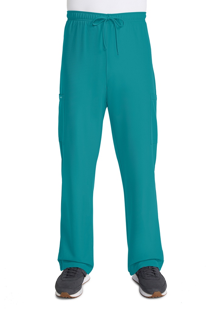 Unisex Drawstring Straight Leg Pant (XS, Teal Blue)