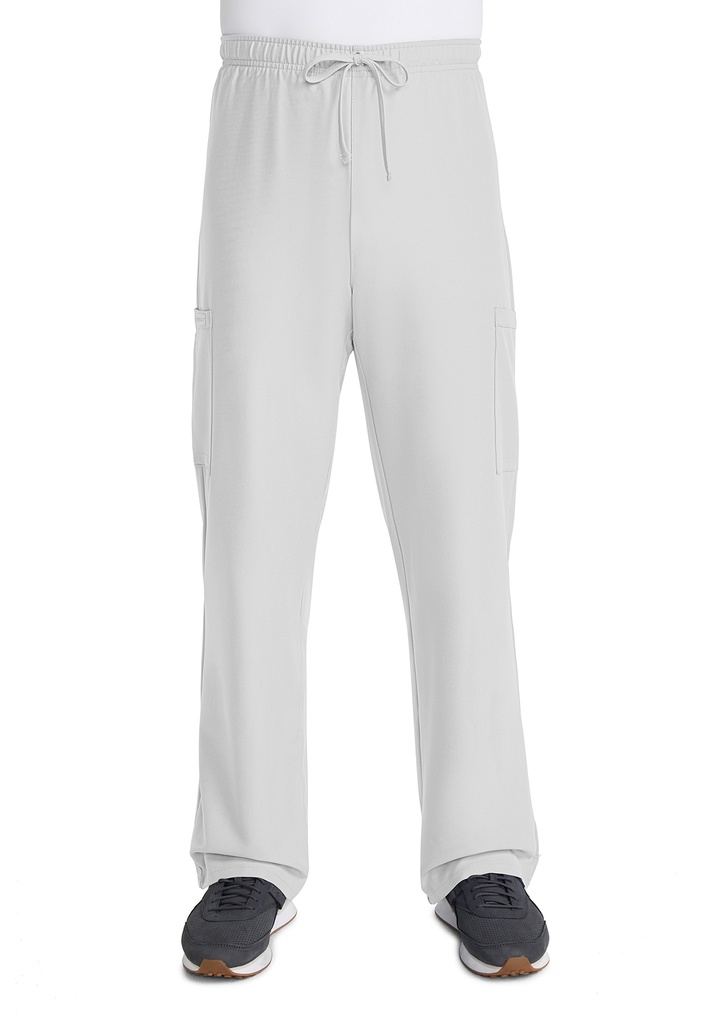 Unisex Drawstring Straight Leg Pant (XS, White)