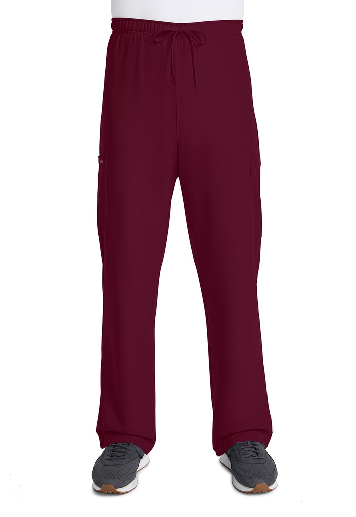 Unisex Drawstring Straight Leg Pant (XS, Wine)