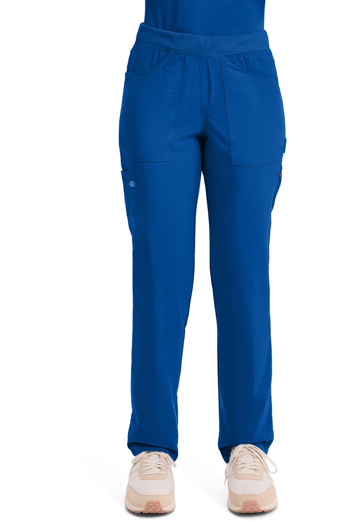 Mid Rise Tapered Leg Pull-on Pant (XXS, Royal)