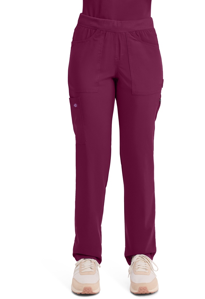 [DKE135] Mid Rise Tapered Leg Pull-on Pant