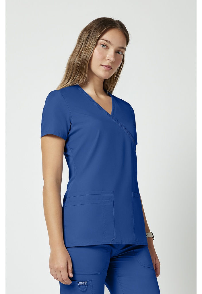 [WWE650] Mock Wrap Top