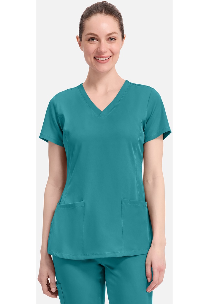 Monica Top (XXS, Teal Blue)