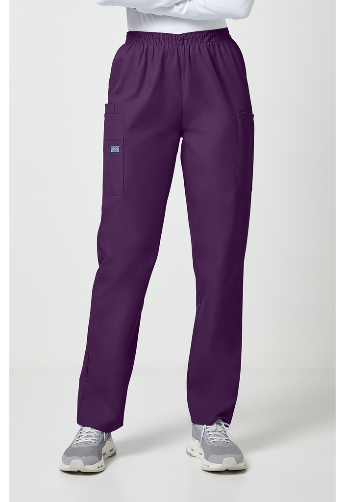 Pull-on Cargo Pant (S, Eggplant)