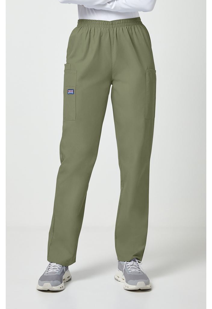 Pull-on Cargo Pant (S, Olive)