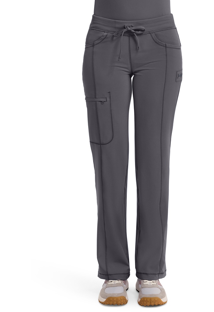 Straight Leg Drawstring Pant (XXS, Pewter)