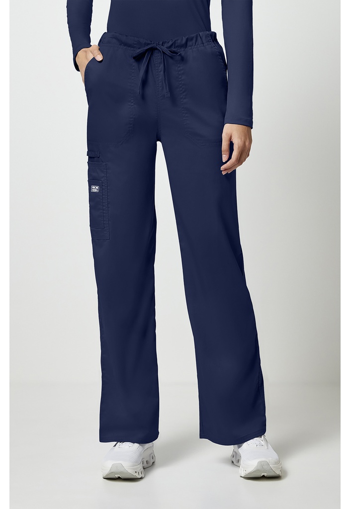 Unisex Drawstring Cargo Pant (XXS, Navy)