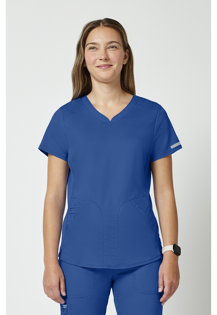 V-Neck Top (XXS, Royal)