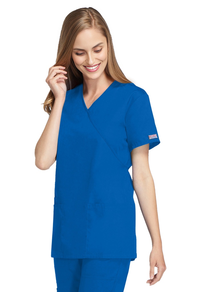 [WWE4801] Mock Wrap Tunic