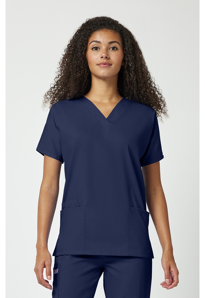 V-Neck Top (XS, Royal)