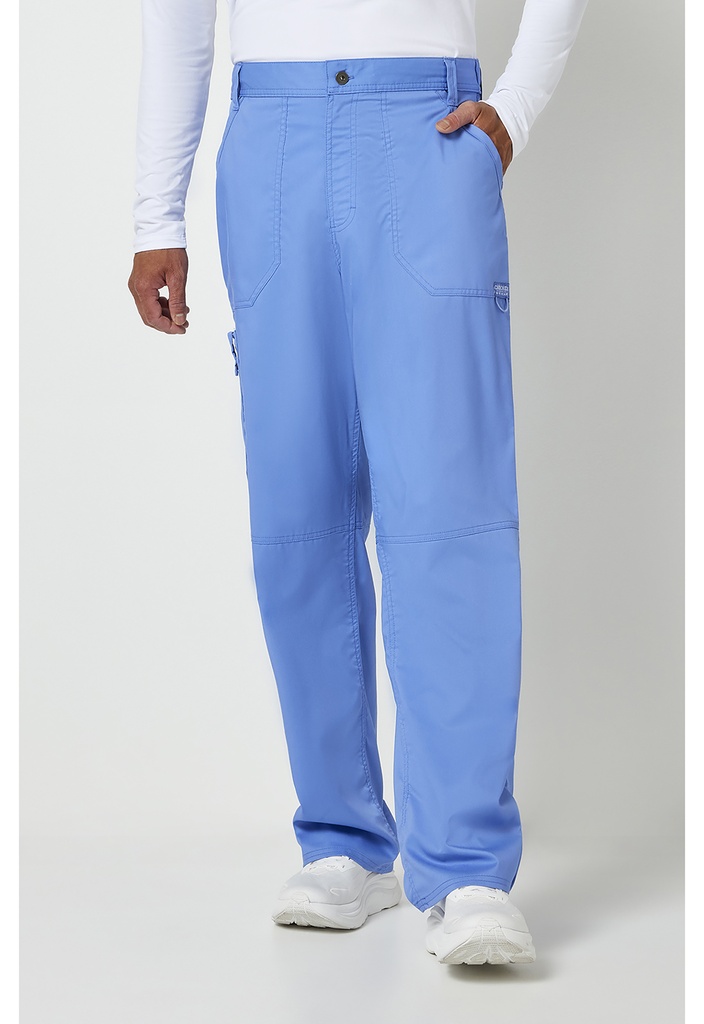 Men's Mid Rise Tapered Leg Pant (XXS, Ciel Blue)