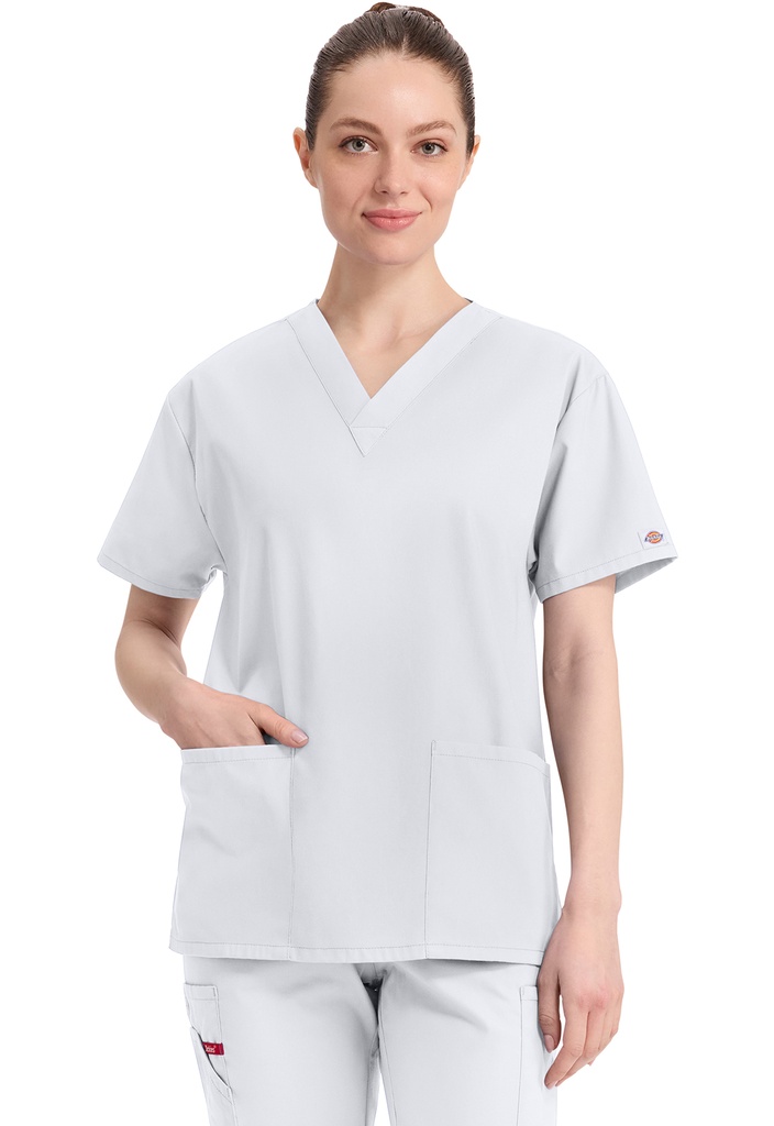 V-Neck Top (XXS, White)