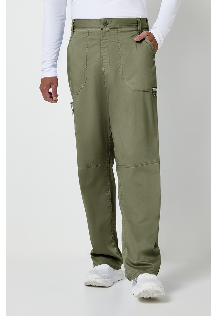 Men's Mid Rise Tapered Leg Pant (XXS, Olive)