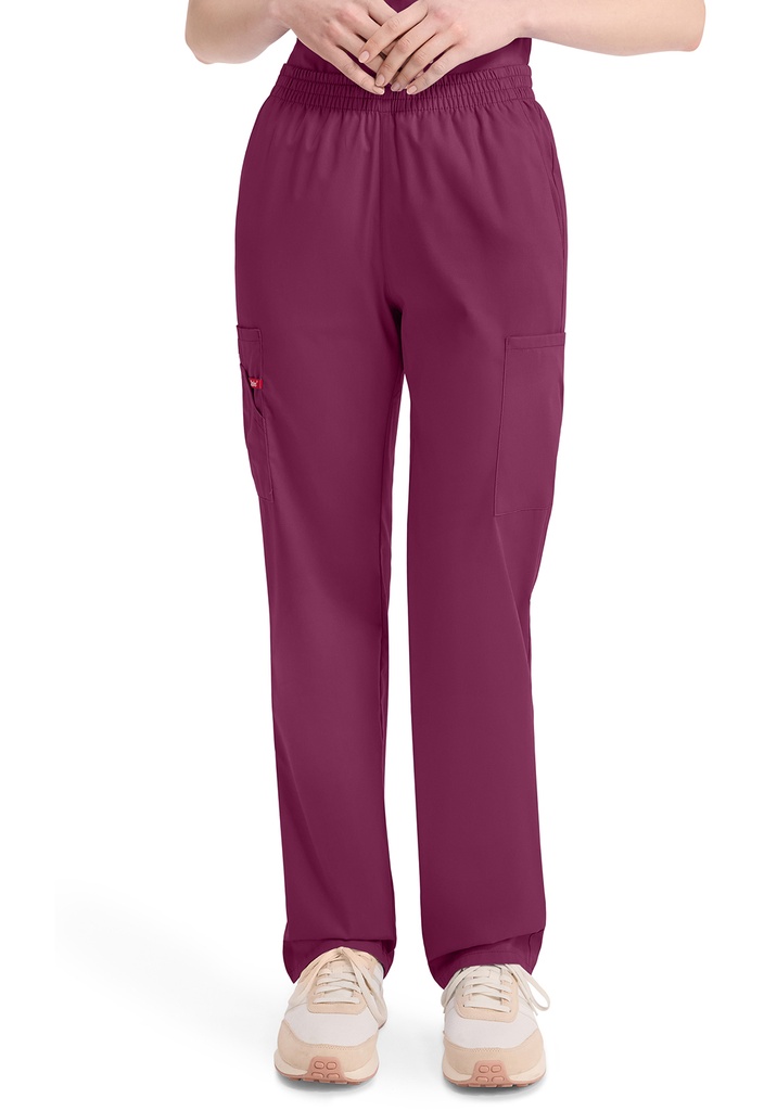 [DKE86106] Natural Rise Tapered Leg Pull-on Pant