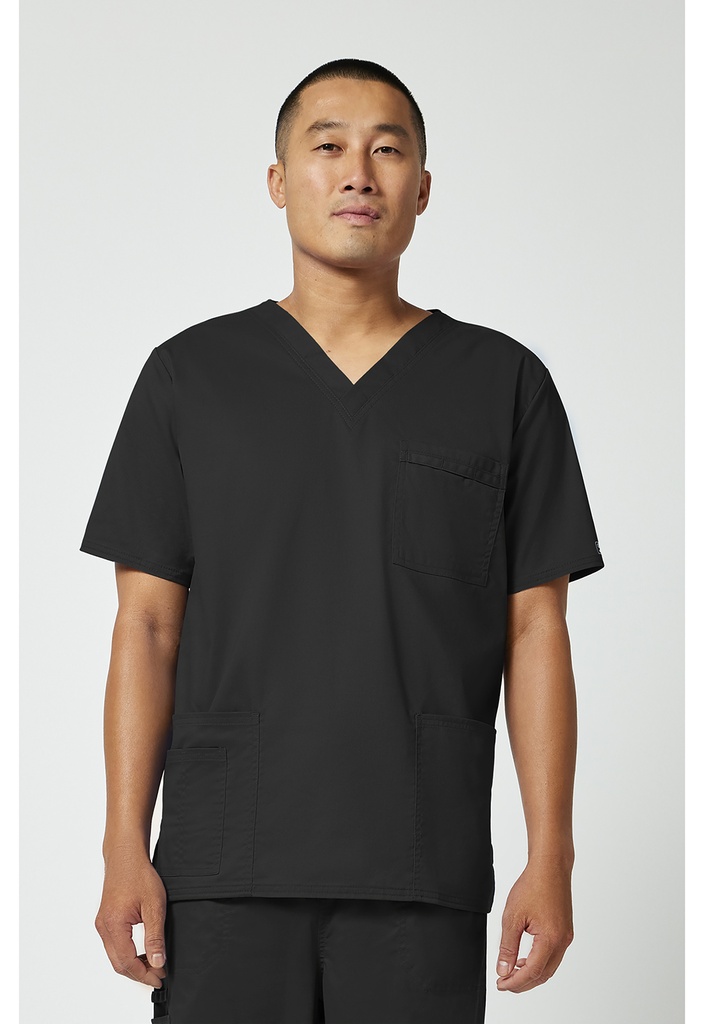 Cherokee Unisex V-Neck Top – Navy