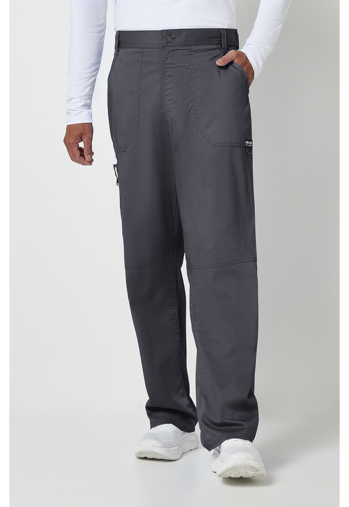 Men's Mid Rise Tapered Leg Pant (XXS, Pewter)