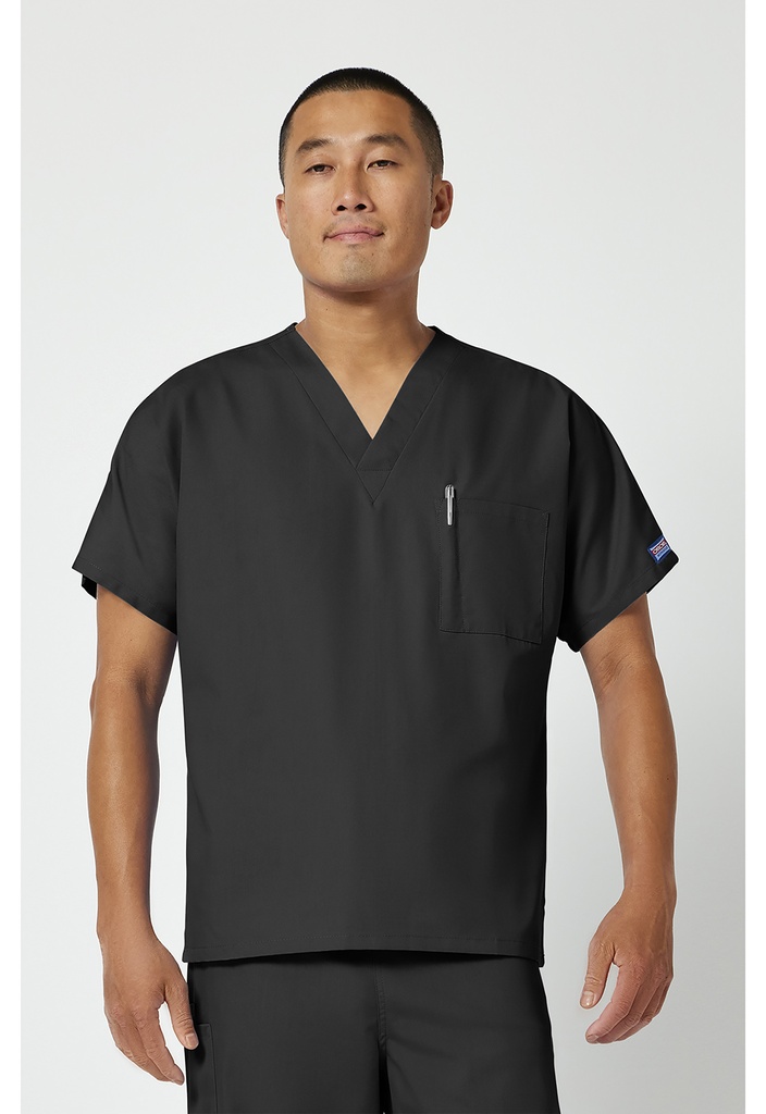 Cherokee Unisex V-Neck Tunic – Navy