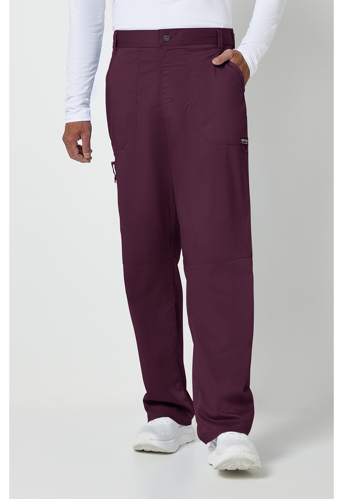 Men's Mid Rise Tapered Leg Pant (XXS, Wine)